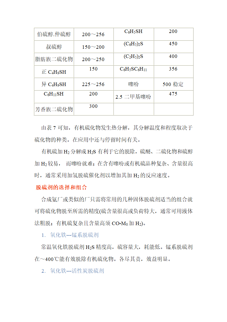 脱硫剂的介绍第8页