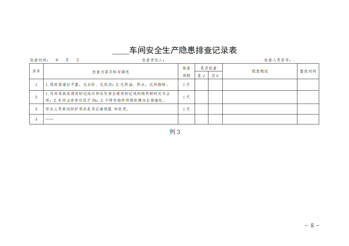 企业隐患排查清单管理工作指导手册.doc第8页