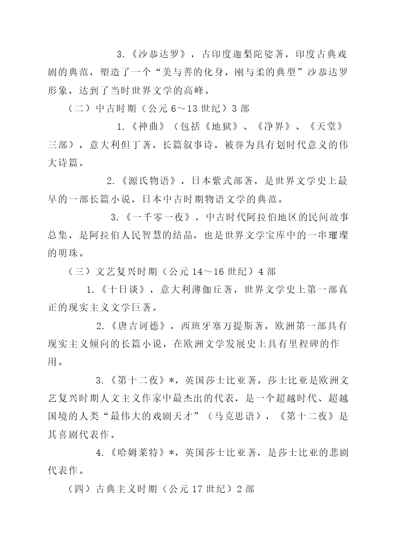 古今中外经典文学名著书目.docx第4页