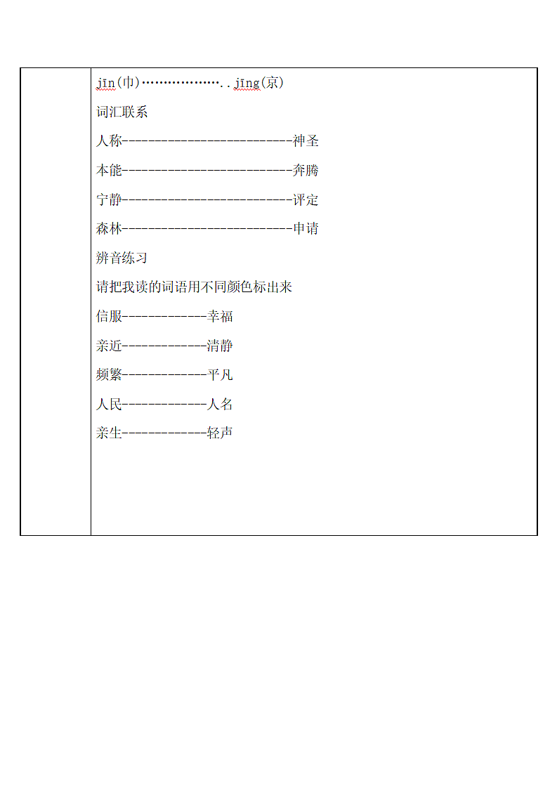 汉语拼音前鼻音和后鼻音doc第4页