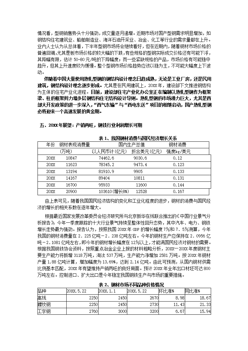 中国钢铁行业调查报告第7页