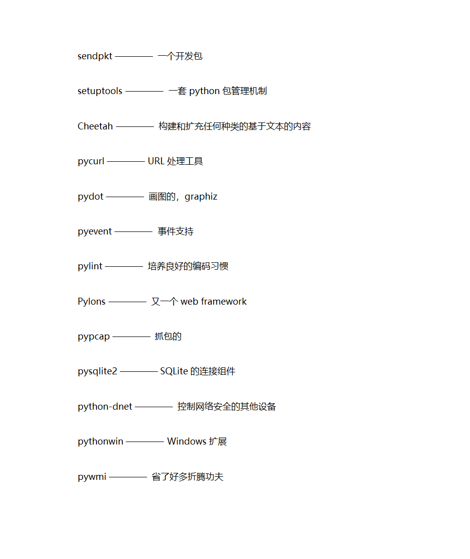 python标准库和扩展库第4页