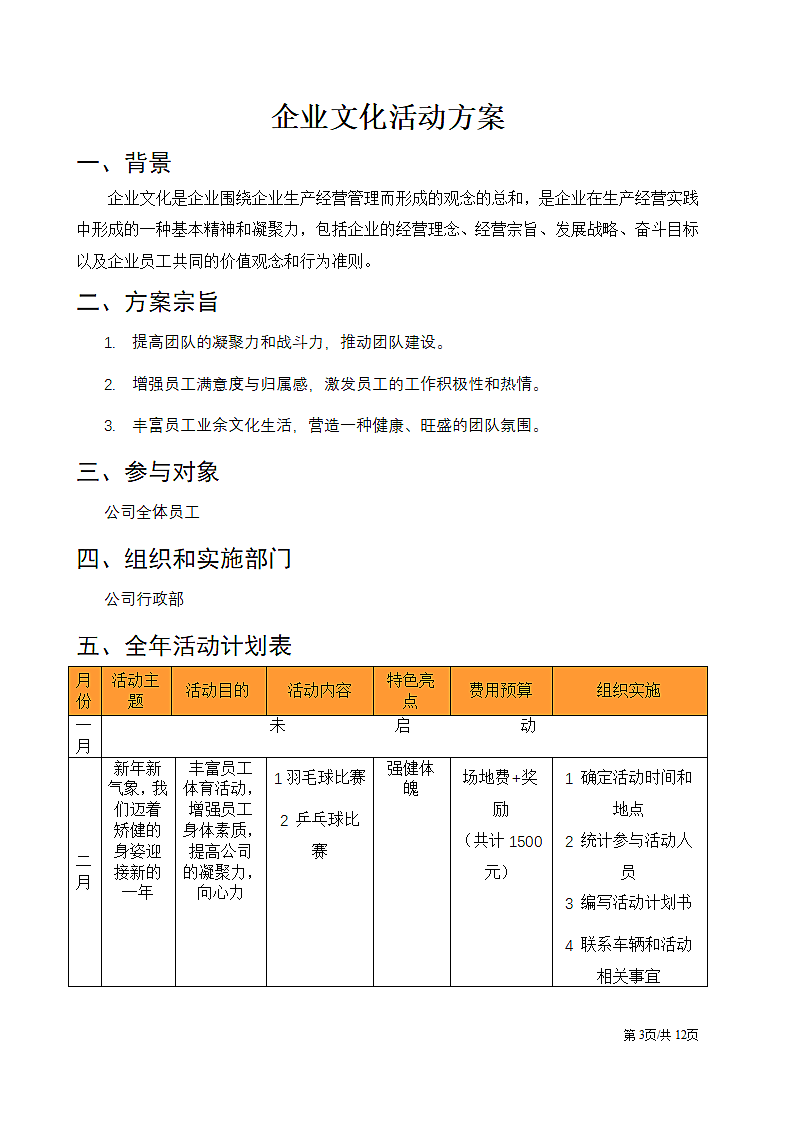 团队建设企业文化员工联谊活动方案策划.docx第3页