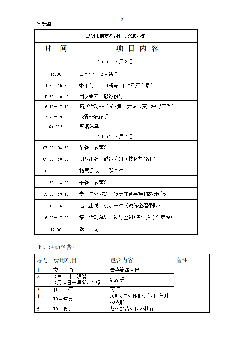 野鸭湖活动策划第2页