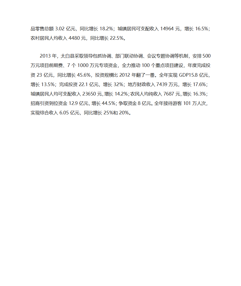 太白县区域概况第4页