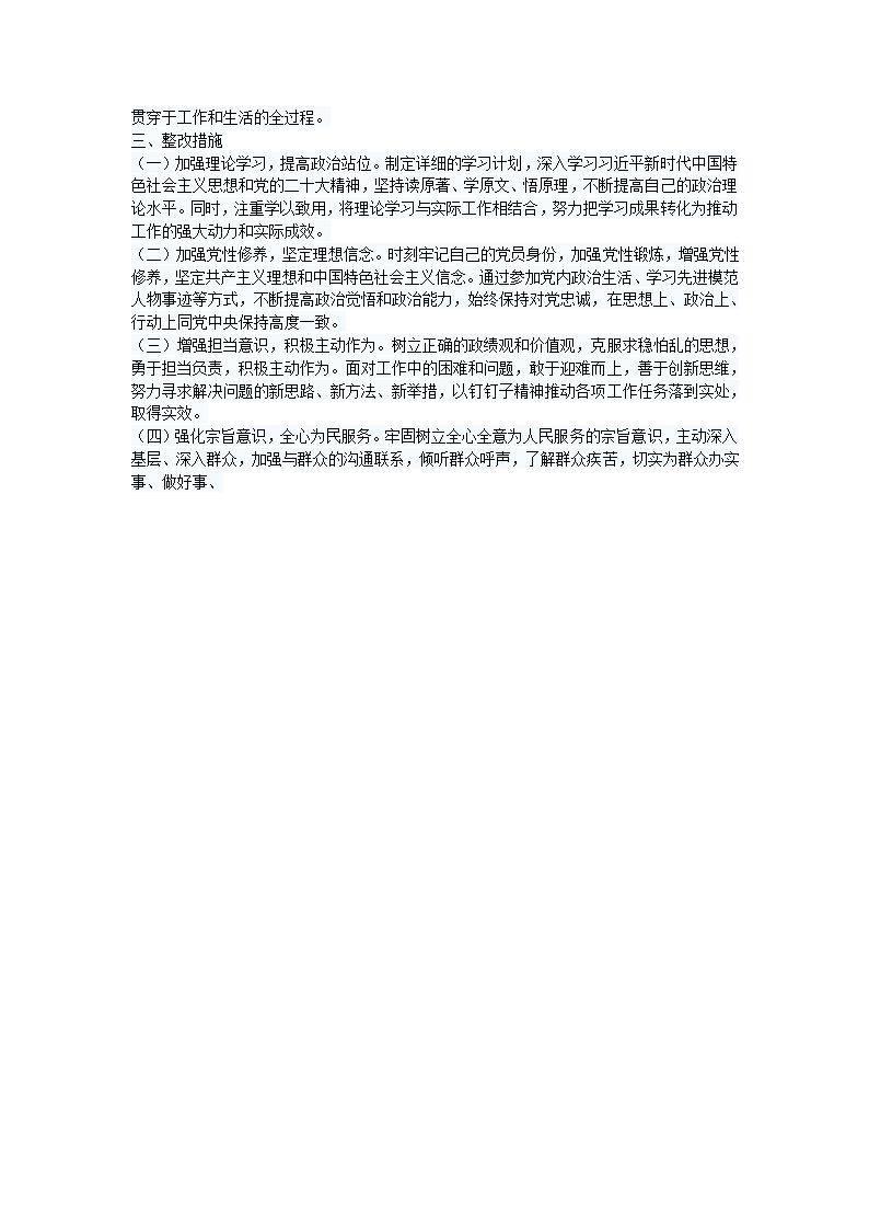 民主生活会方案怎么写第12页