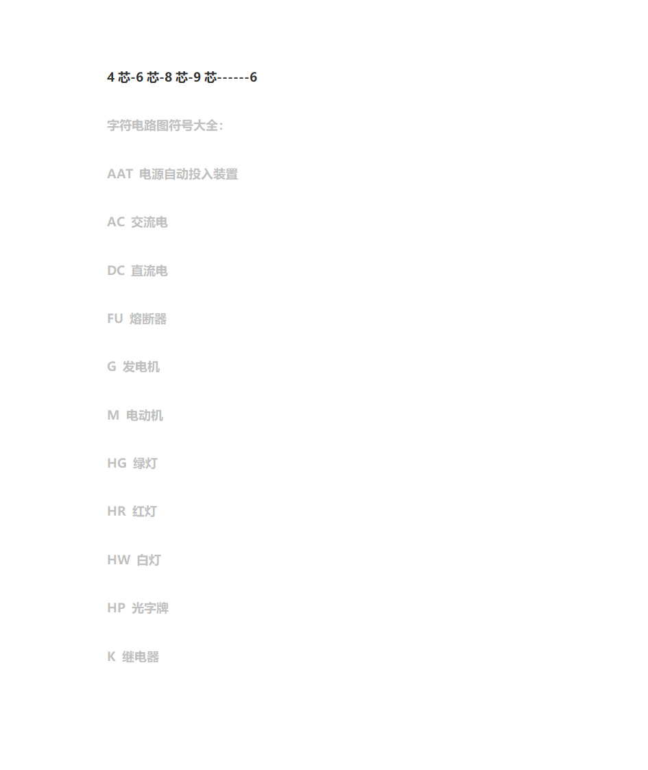 电器符号大全第11页