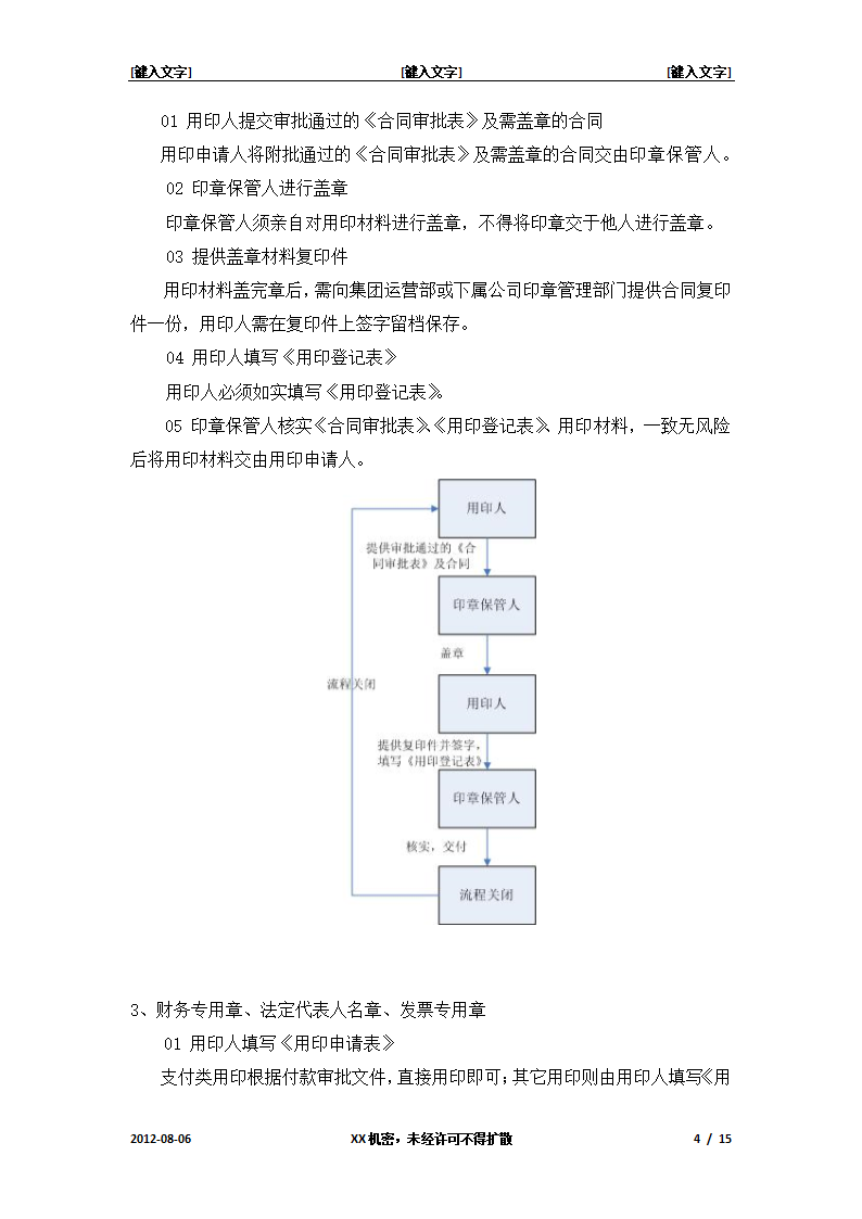 印章使用管理办法第4页