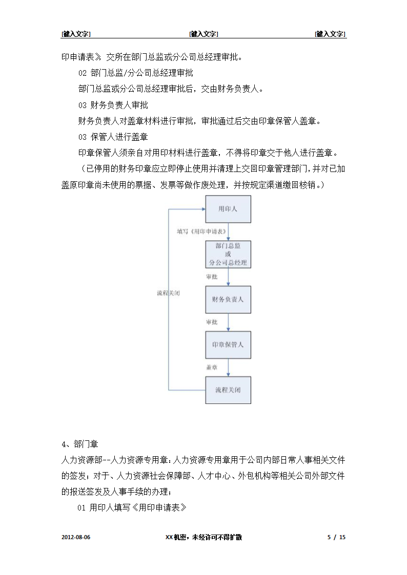 印章使用管理办法第5页