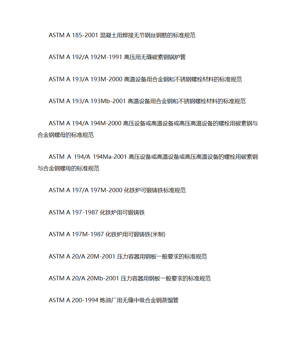 ASTM标准目录第6页