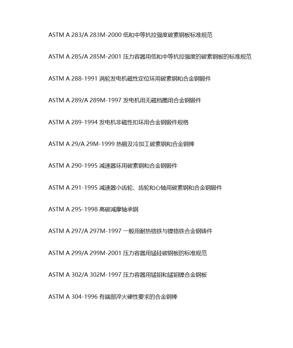 ASTM标准目录第11页