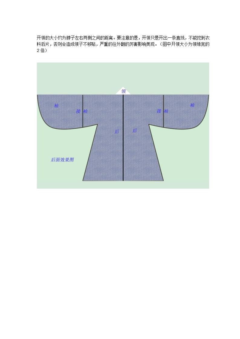 汉服披风制作示意图第2页