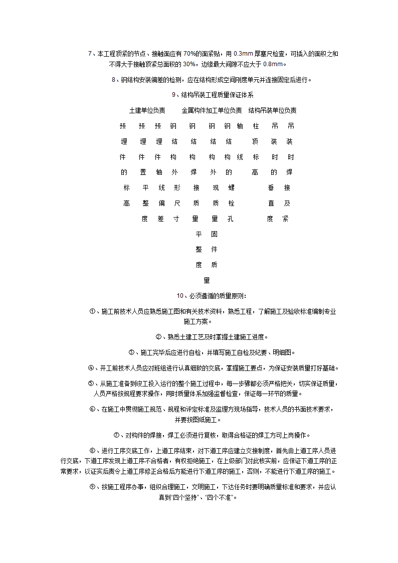 某项目钢结构施工方案第12页