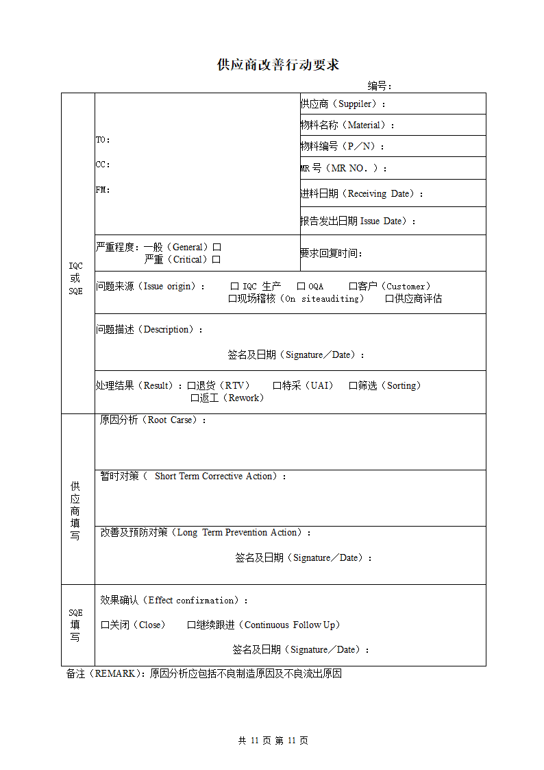 合格供应商管理程序第11页