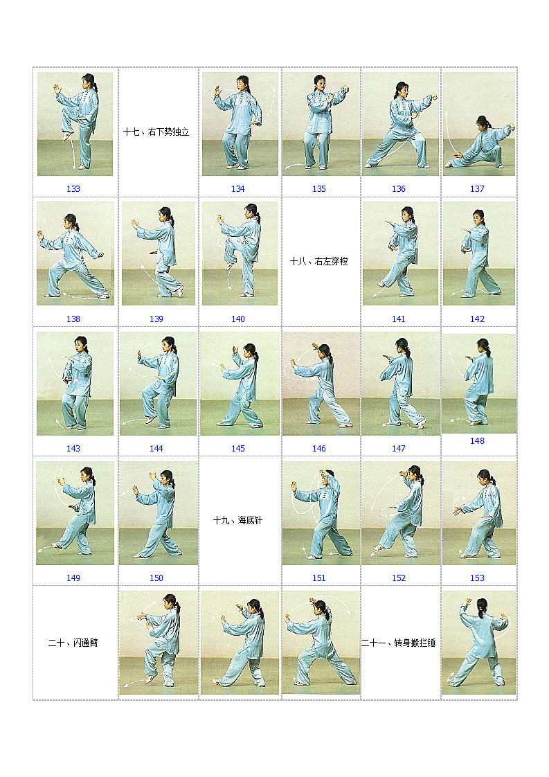 二十四式太极拳第7页