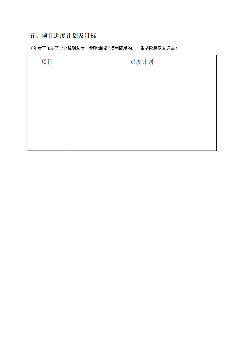 项目立项书模板第7页