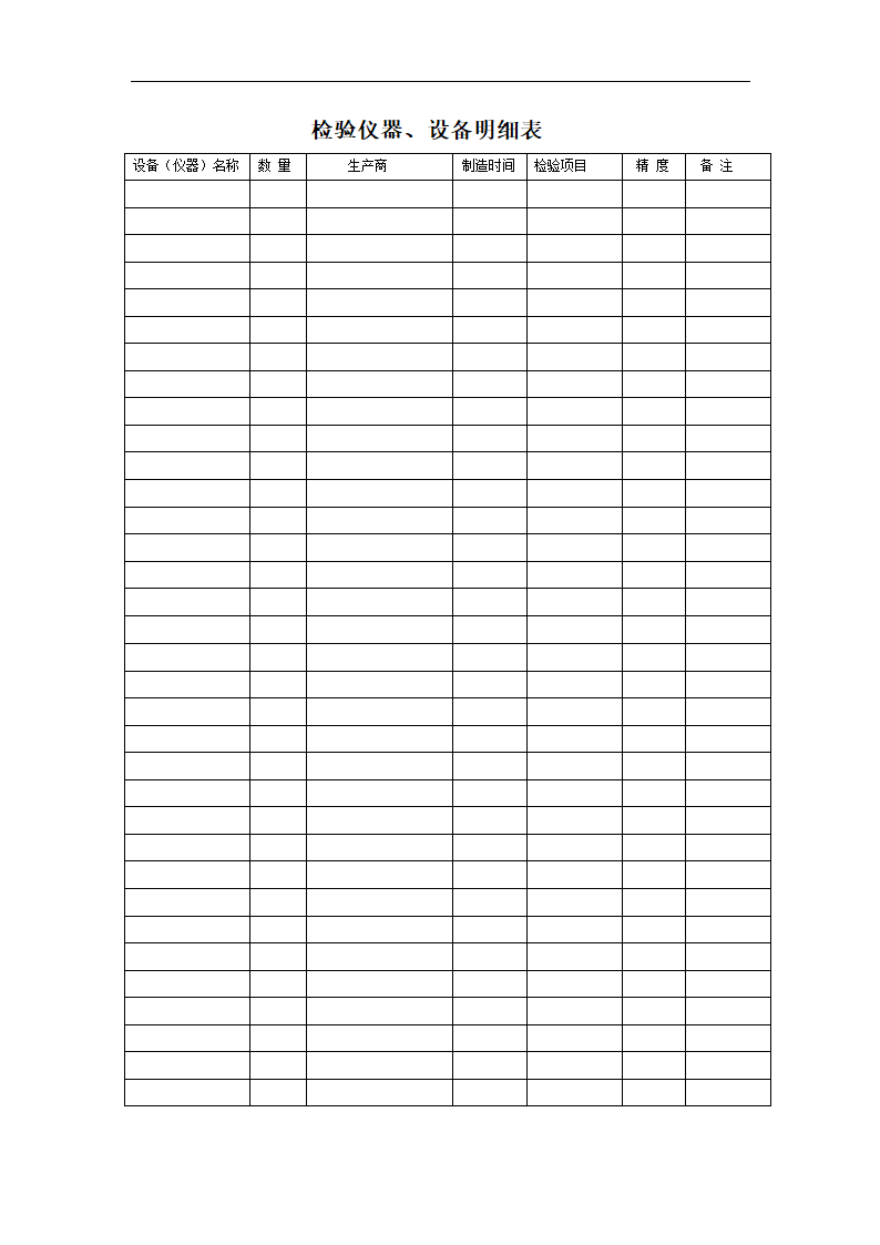 供应商资料表第2页