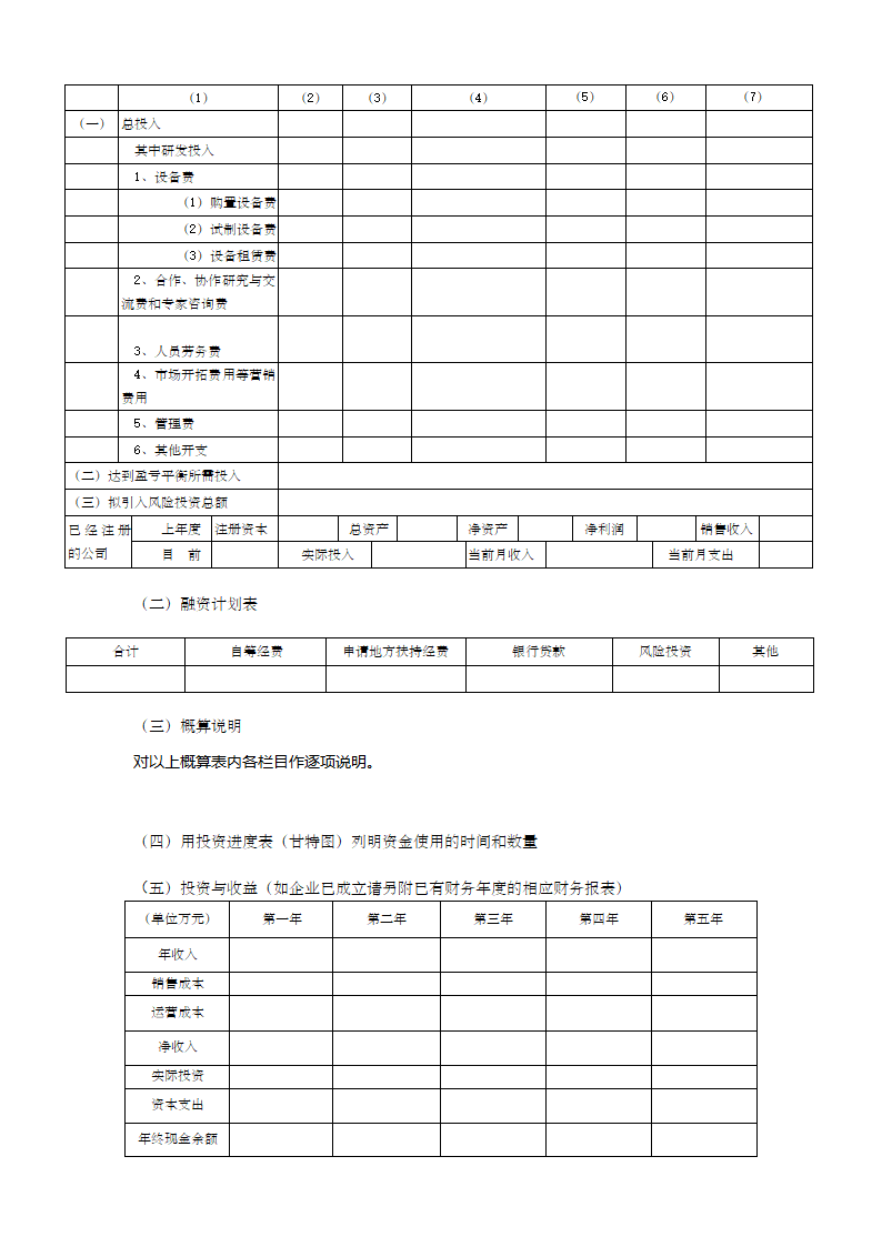 创业项目计划书第6页