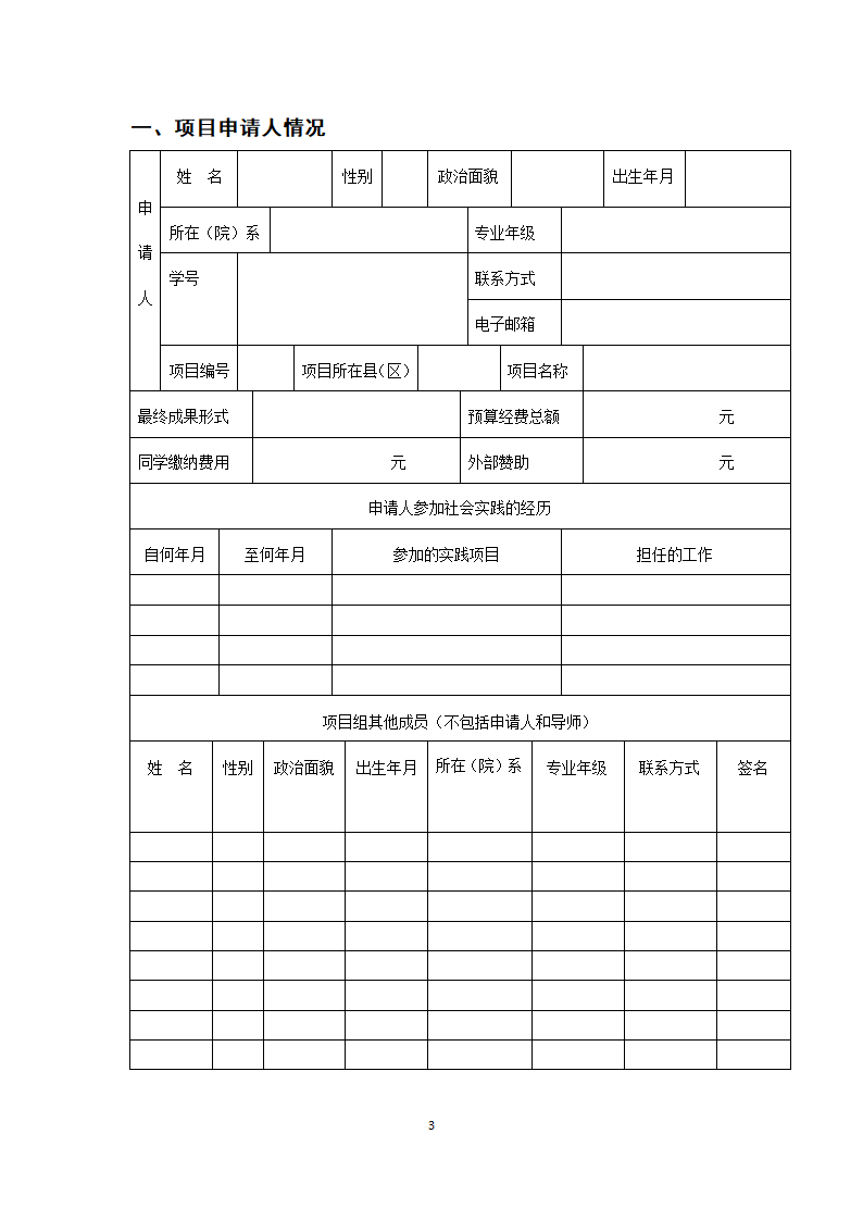 竞标项目竞标书第3页