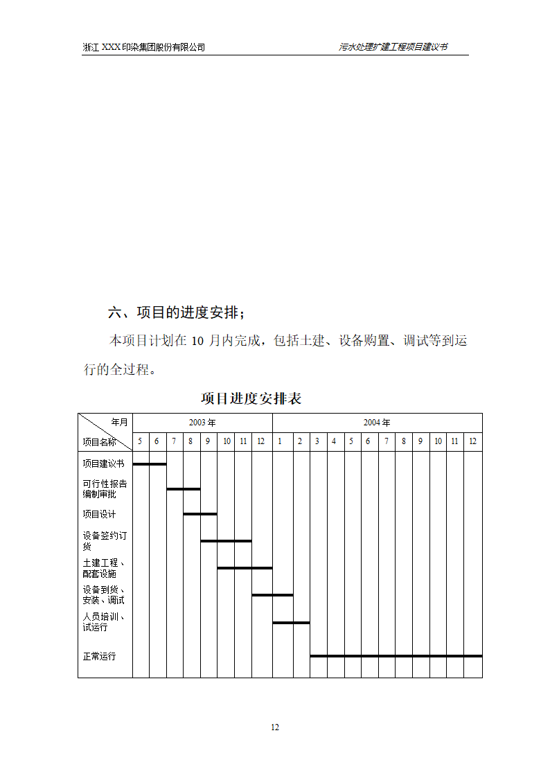 污水处理项目建议书第13页