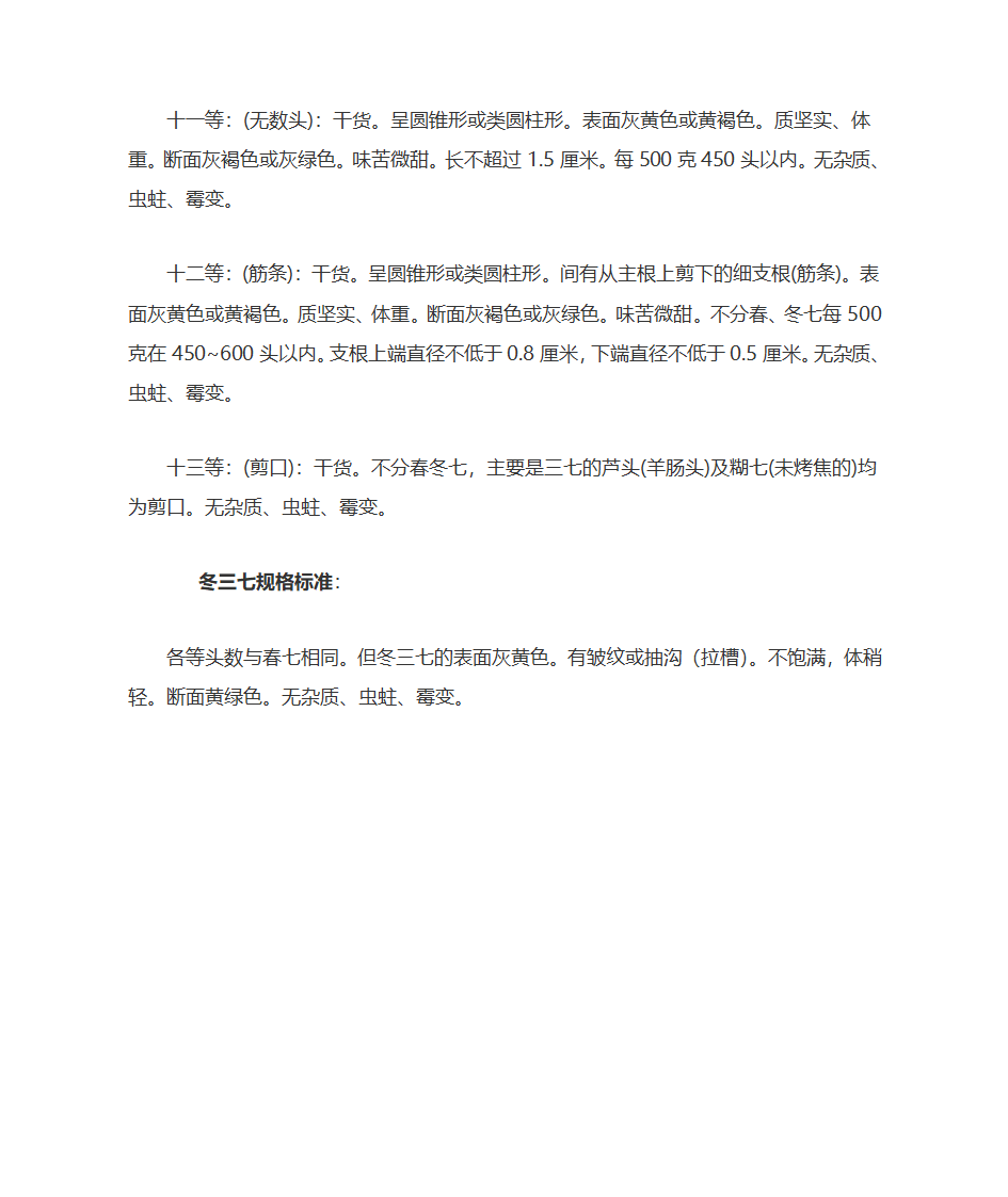 三七的等级划分第3页