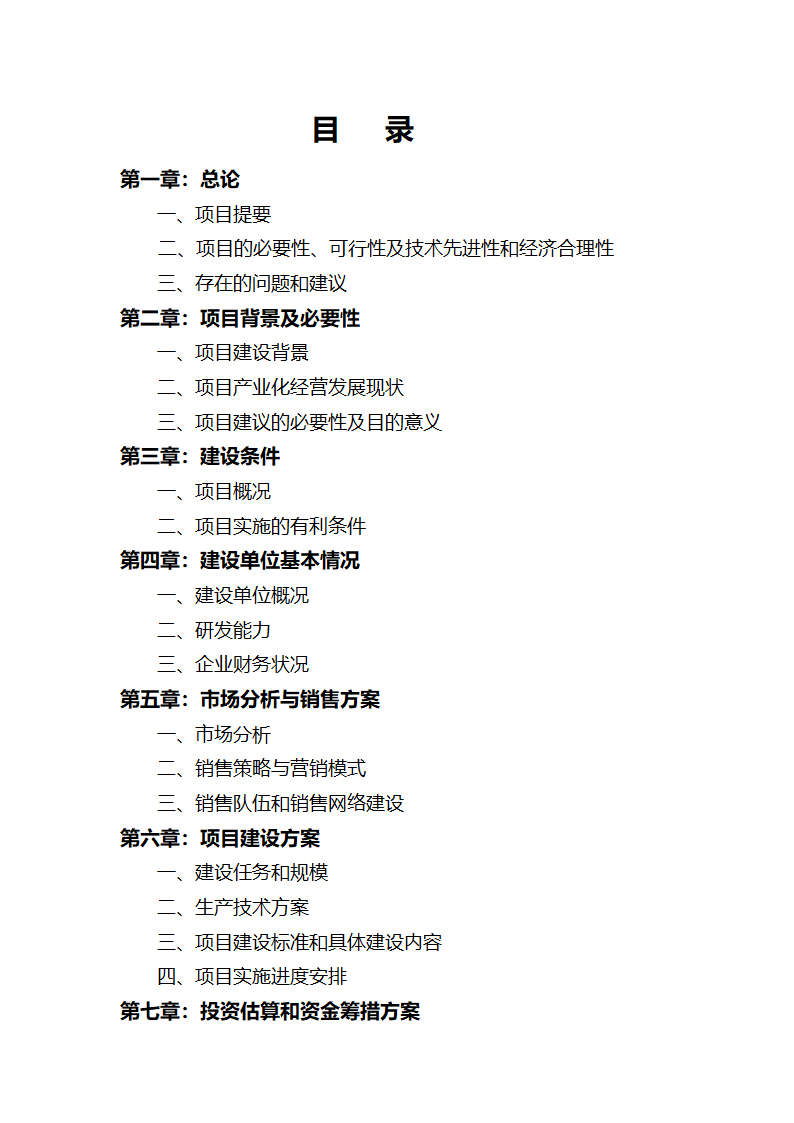 项目建议书第2页