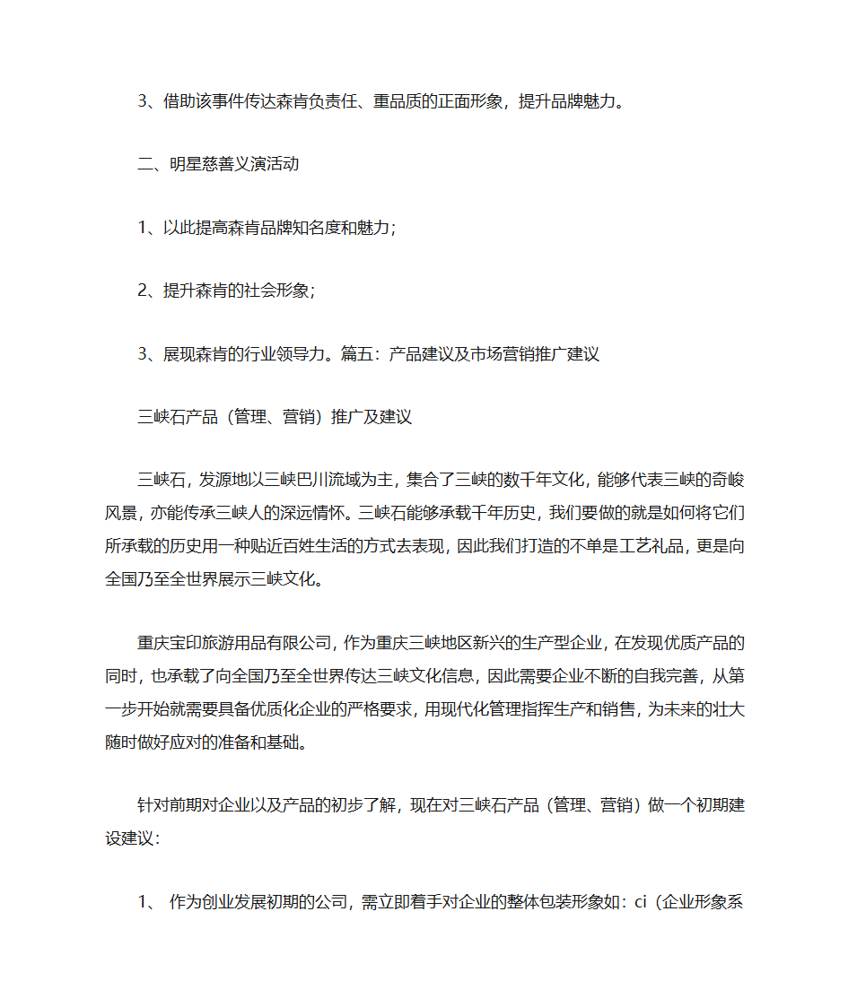 产品推广建议书第14页