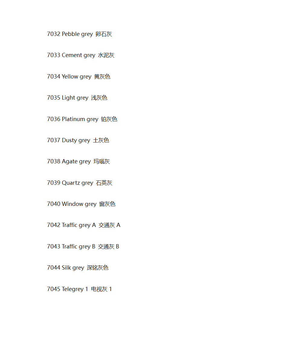 国际标准色卡一览表第13页