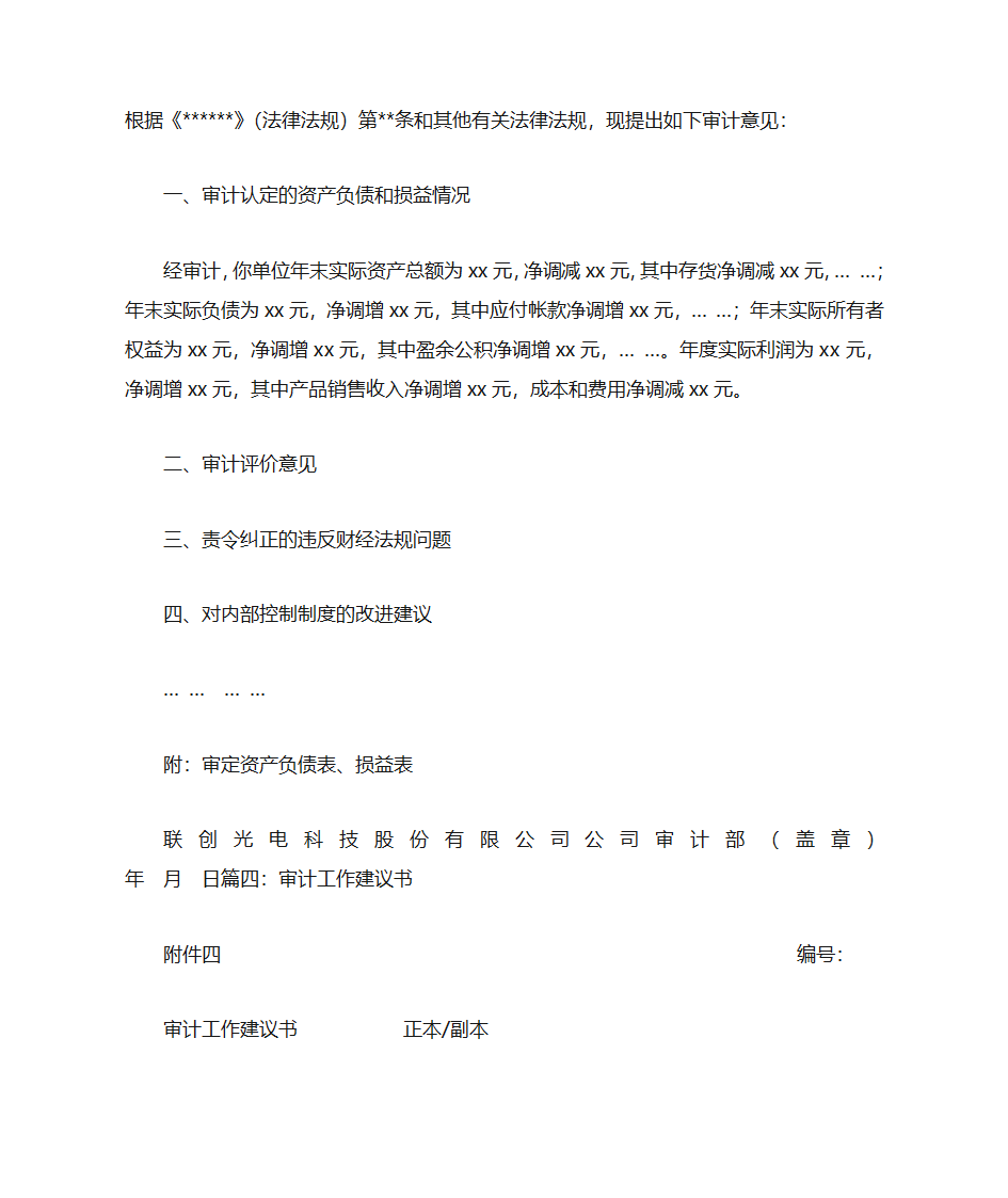 审计建议书第7页