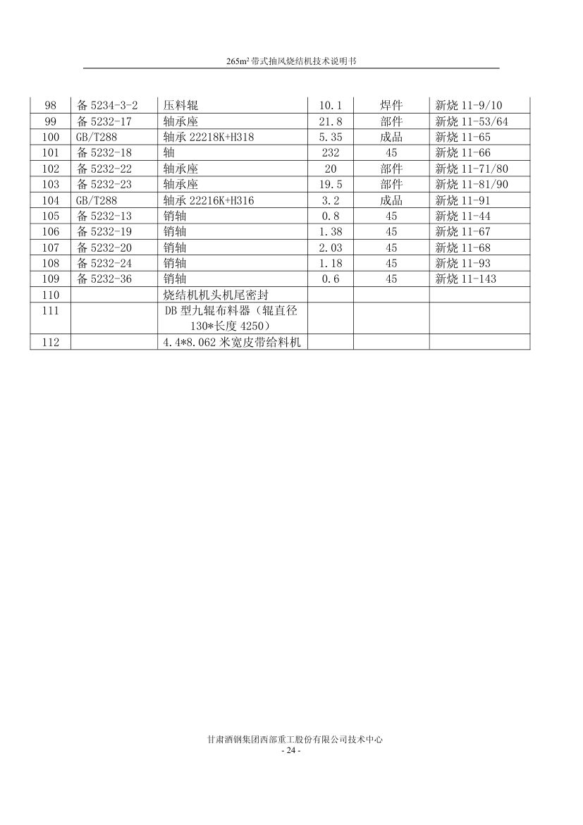 265烧结机使用说明书第24页