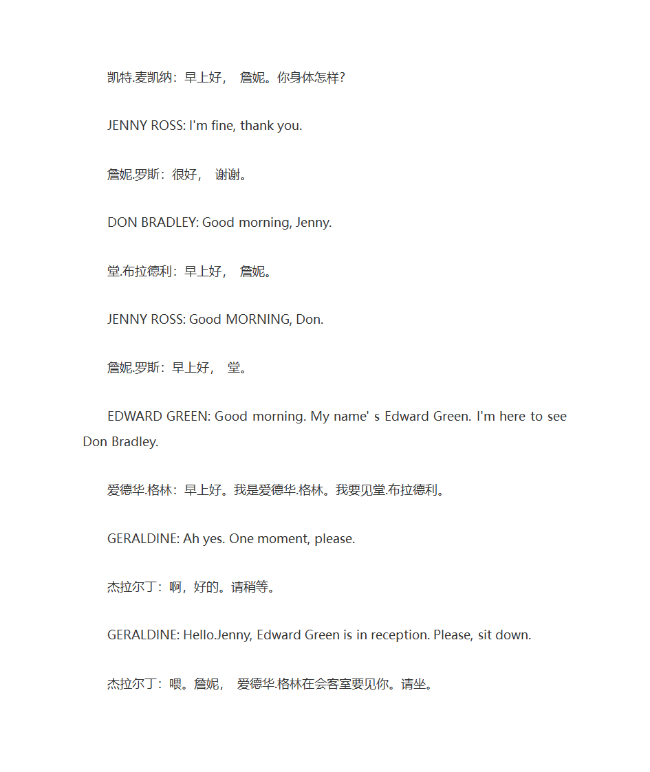 商务英语基础对话第3页