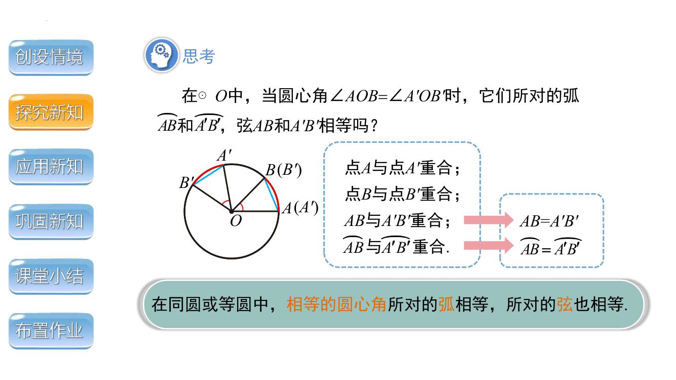 《弦、弧、圆心角》圆ppt课件第7页