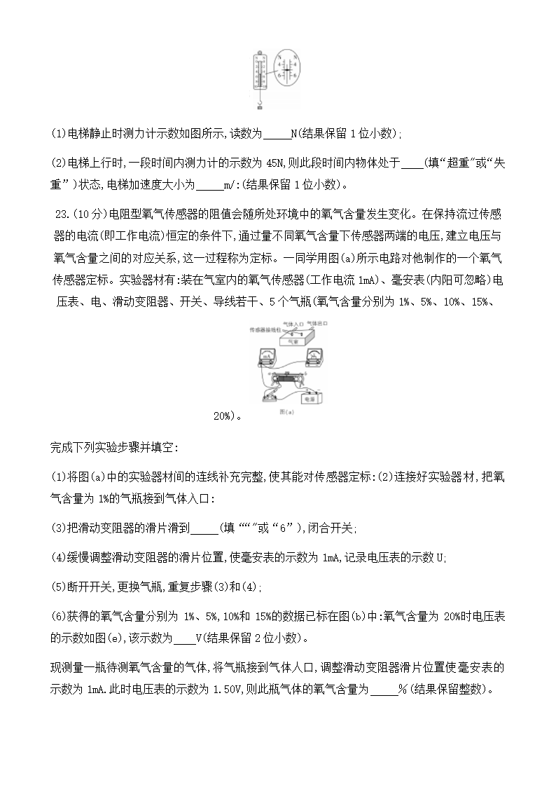 2024年全国甲卷理综卷高考真题第9页