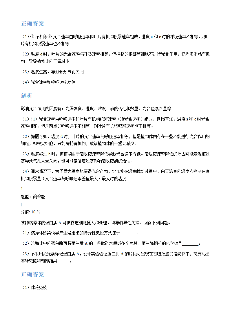 2024年全国甲卷理综卷高考真题第50页