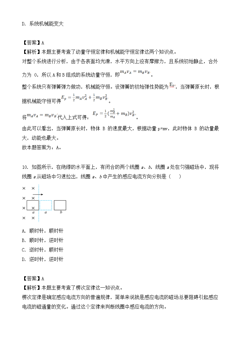 2024年江苏物理卷高考真题第7页