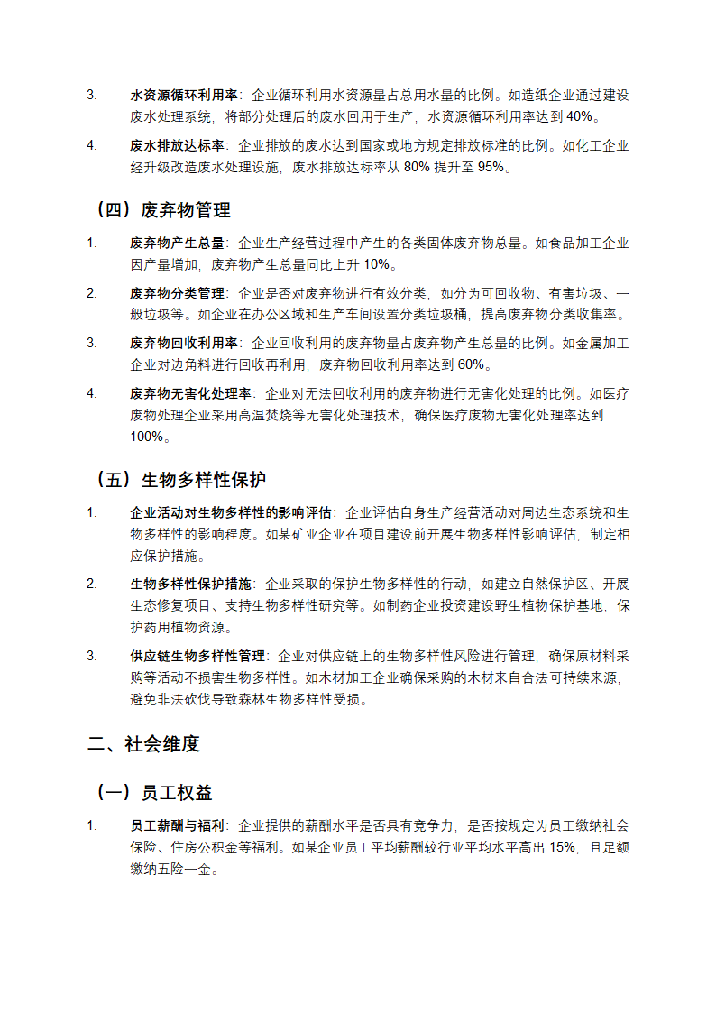 ESG评价体系详细指标第2页