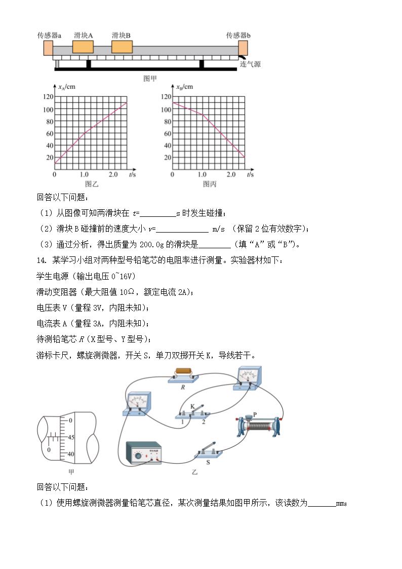 2024年山东卷物理卷高考真题第6页