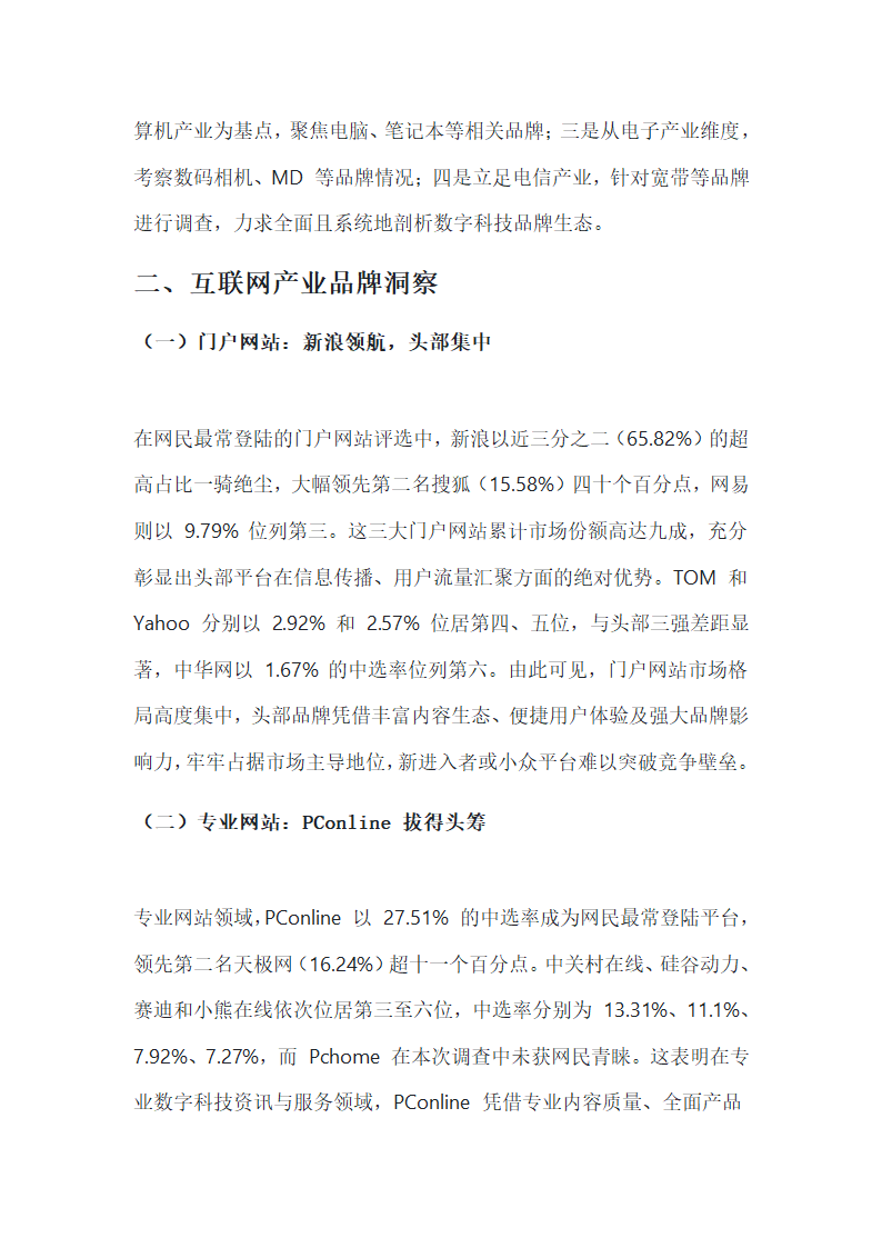 中国数字科技品牌调查报告第2页