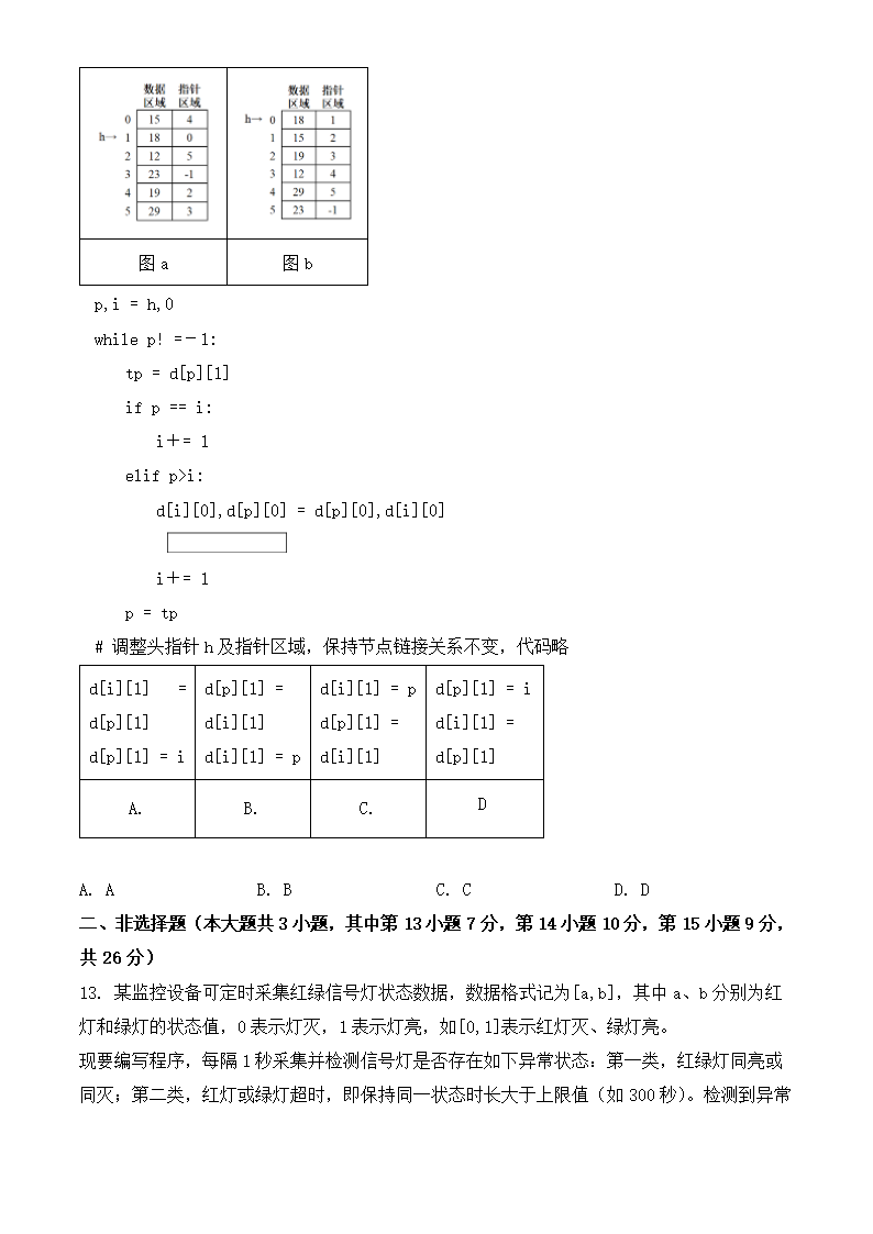 2024年浙江卷信息技术卷高考真题第4页