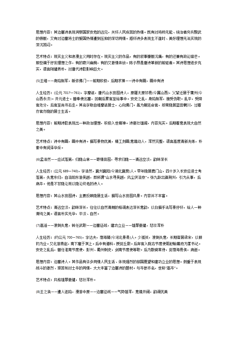 中国古代30位著名诗人概述第2页