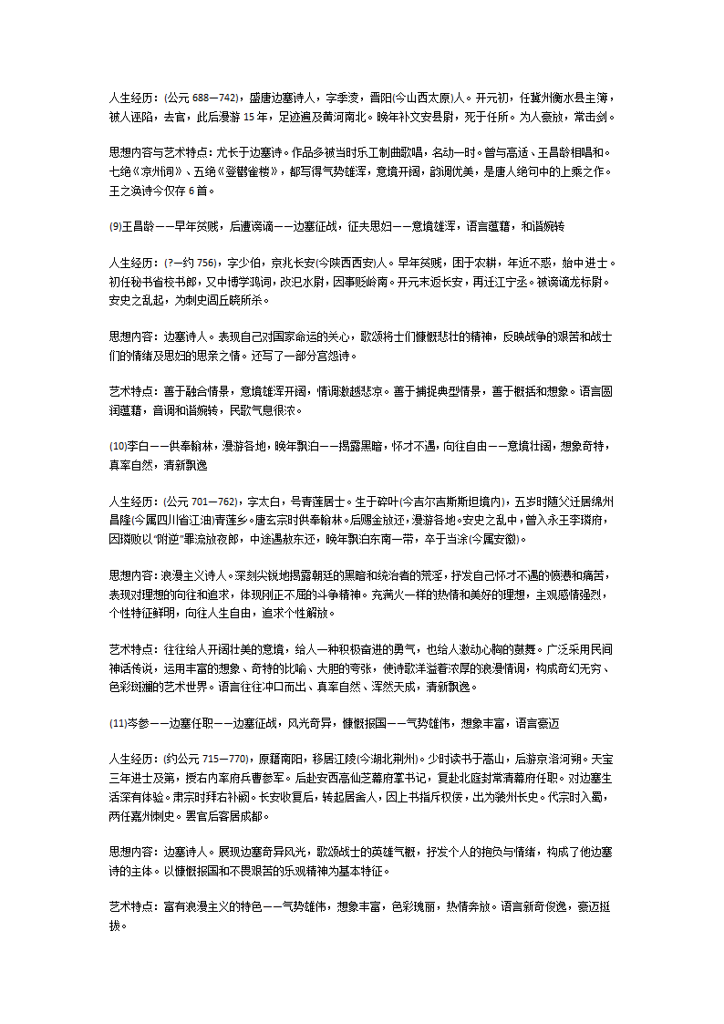 中国古代30位著名诗人概述第3页