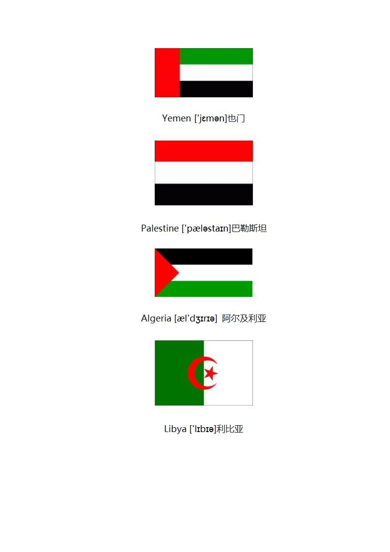 中东国家及国旗第4页