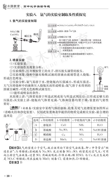 高中化学实验总结大全第10页