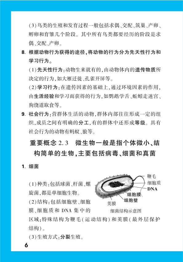 2025年中考生物复习基础知识点汇总第8页