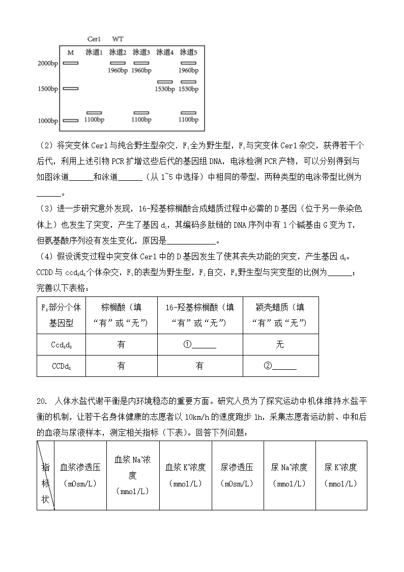 2024年江西生物卷高考真题第8页