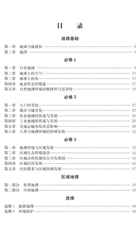 高中地理基础知识点大全第1页