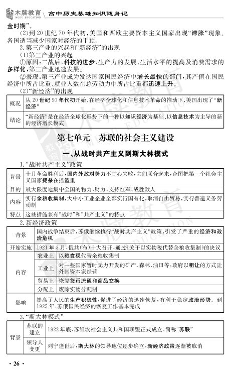 高中历史基础知识点大全第28页