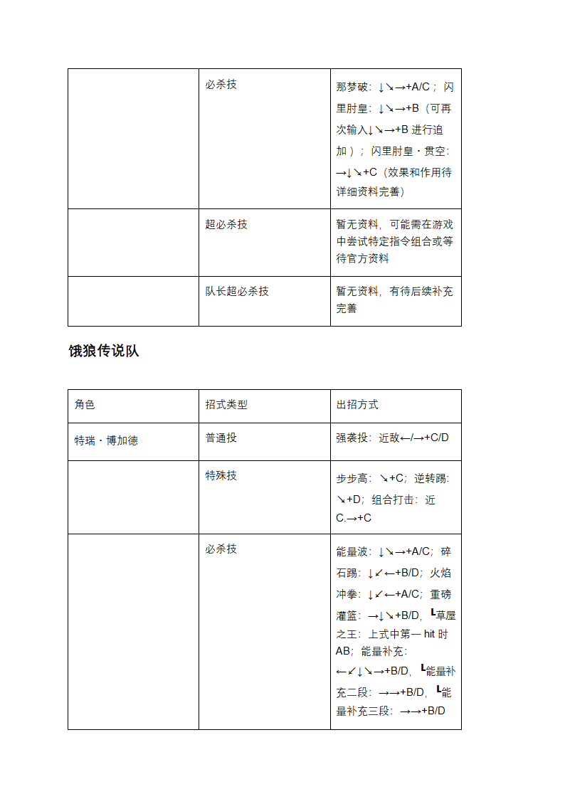 拳皇2003出招大揭秘：一招制敌不是梦第11页