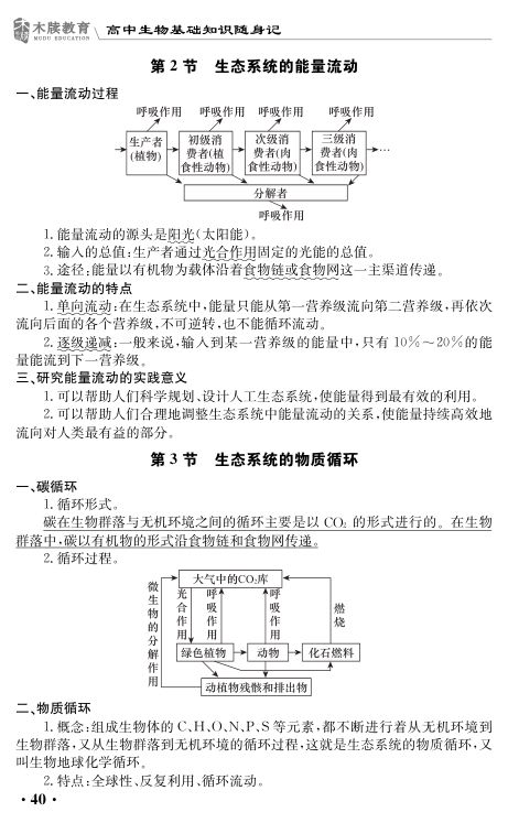 高中生物基础知识点大全第40页