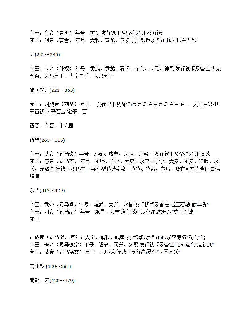 中国古代所有的年号铜钱第2页